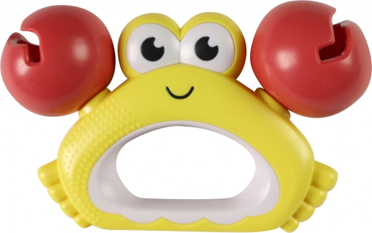 Crab-shaped rattle for babies