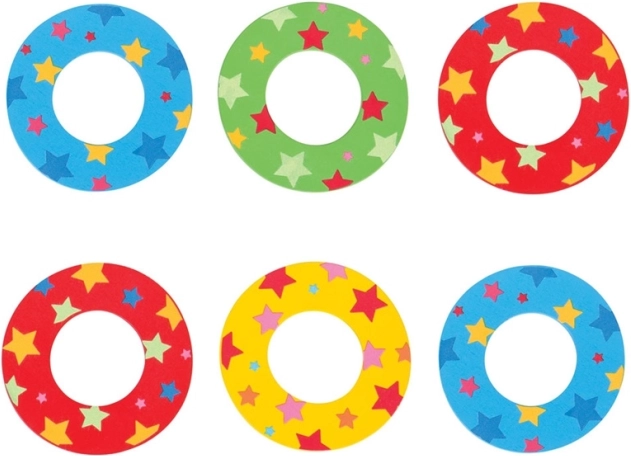 Bigjigs Toys puidust täheklots tähtedega - O