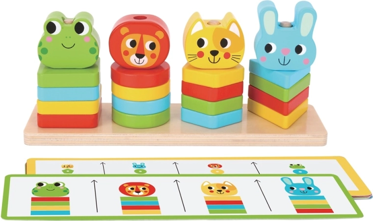 Puidust ladumismäng Loomasõbrad 2Kids