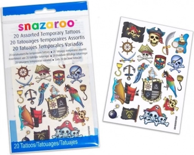 Snazaroo ajutised tätoveeringud Adventure – 20 pilti