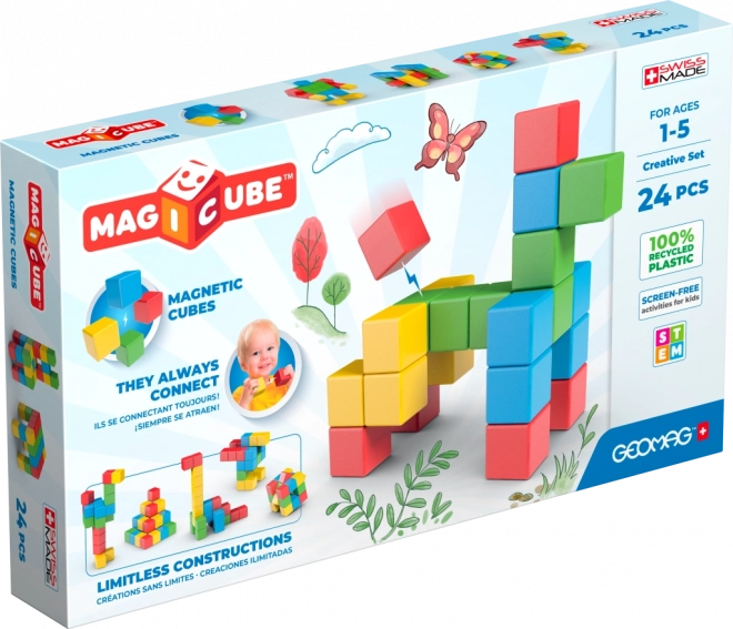 Geomag Magicube Creative – magnetiline ehituskomplekt 24 tükki