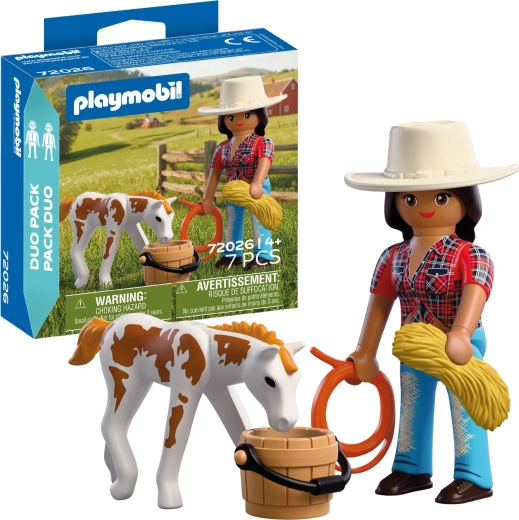 Playmobil Duo Pack kauboitüdruk varssaga ja tarvikutega