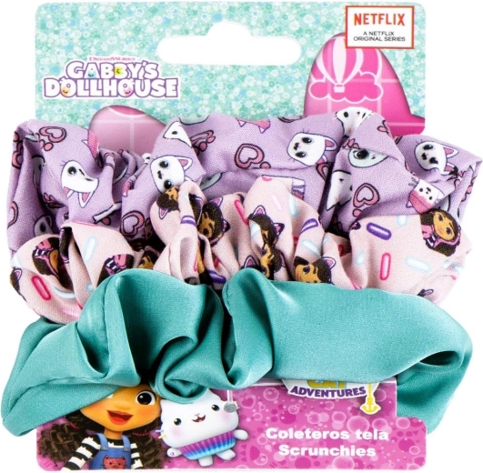 Gabby's Dollhouse (Gábinin kouzelný domek) Hair Elastic Set - 3 pcs