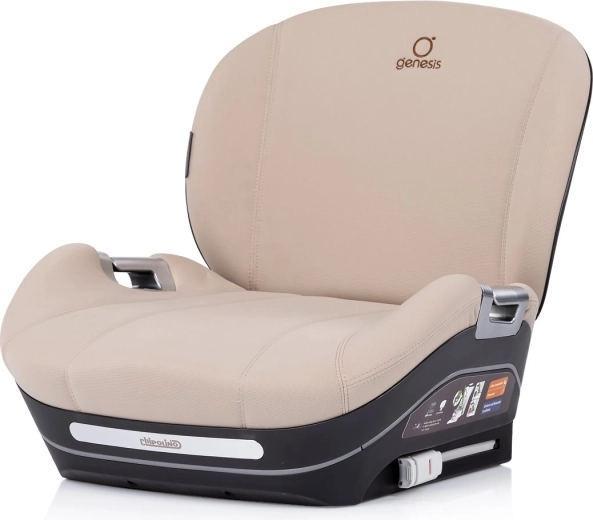 CHIPOLINO Genesis i-Size turvatõsteistmega autos, ISOFIXiga, 125–150 cm, Latte