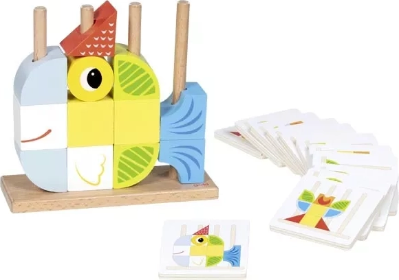 Goki puidust mosaiikmallide komplekt