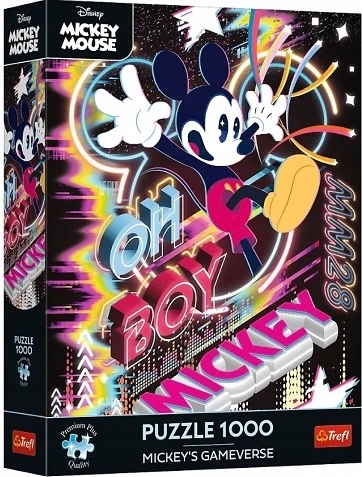 Puzzle Premium Plus Disney Mickey Mouse – Virtuaalne maailm 1000 tükki - 1 tk