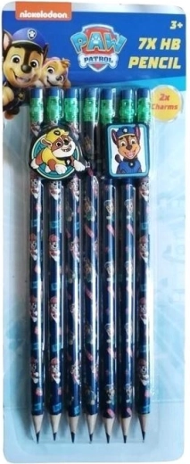 Kummiga pliiatsite ja klambrite komplekt Paw Patrol
