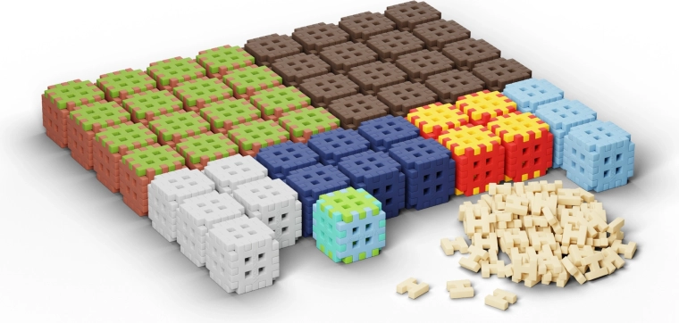 Easy connection, stable structures