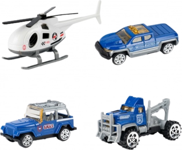 Sõidukid ja helikopter komplektis