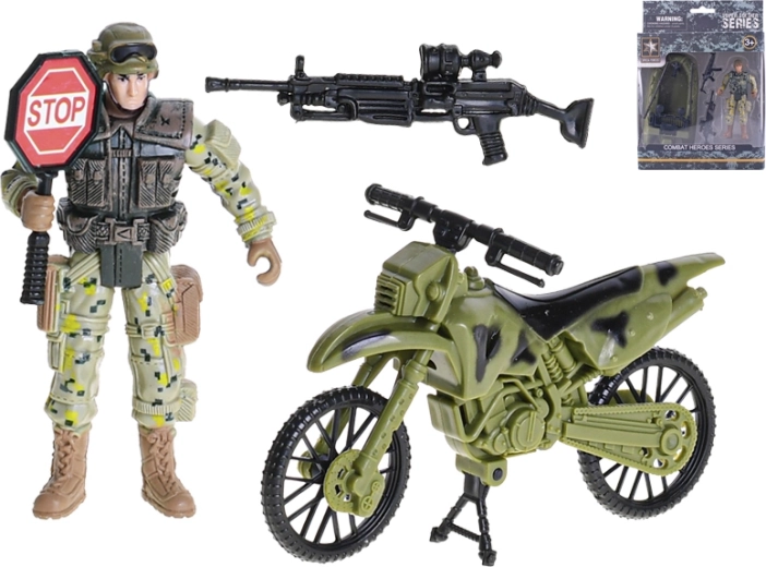 Articulated 10 cm Soldier Action Figure with Accessories