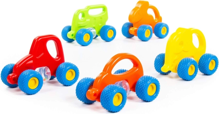Baby Gripcar värviline suurte ratastega autoke - 1 tk