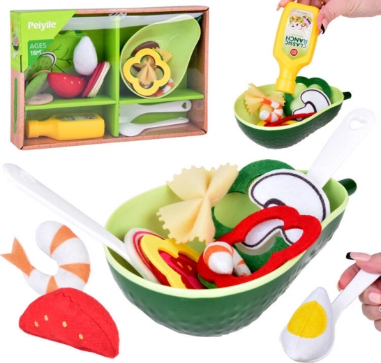 Laste salativalmistamise komplekt Avokaado