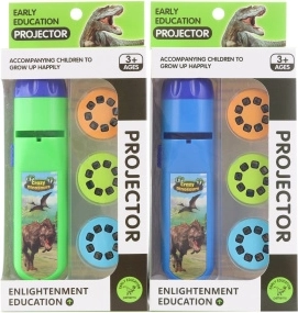 Laste patareitoitel dinosaurusteemaline projektor