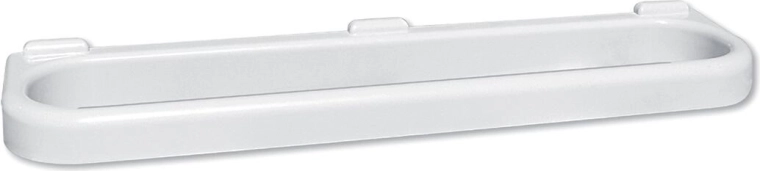 Plastic towel holder 45.8 × 10.9 cm white