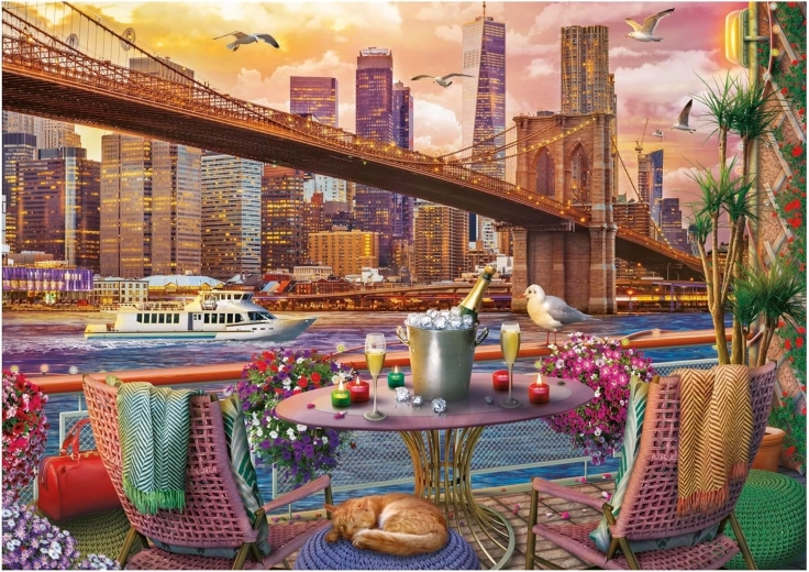 Educa puzzle Romantic Dinner in New York, 2000 pieces