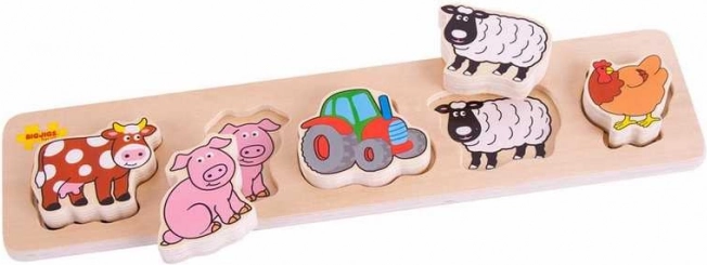 Bigjigs Baby puidust talupusle