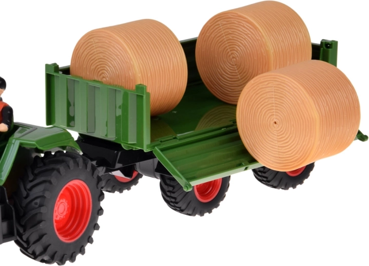 Detachable trailer with fold-down sides