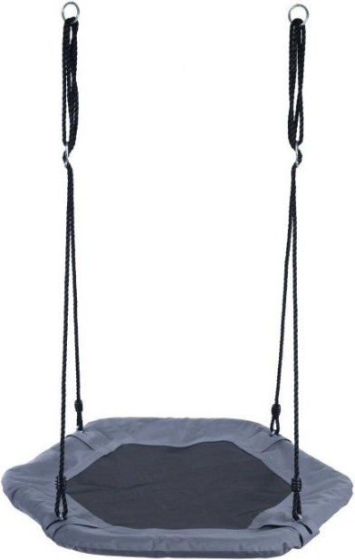 ECOTOYS hexagonal swing stork nest gray