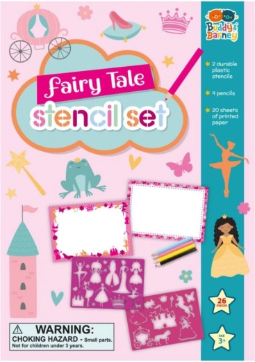 Fairy Stencils – Creative Set with Colored Pencils