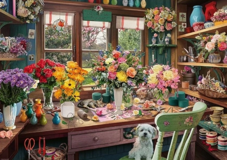 Puzzle RAVENSBURGER Floral Enchantment 1000 pieces