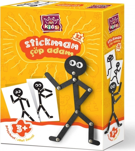 ART Puzzle mäng lastele Stick Man