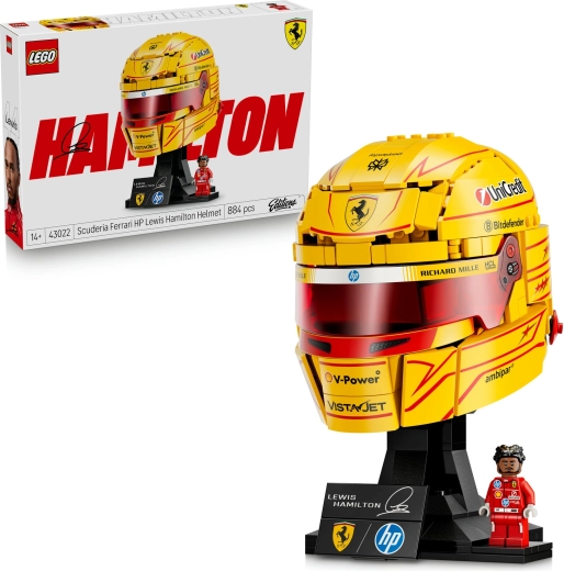 LEGO Editionsi Lewis Hamiltoni Scuderia Ferrari HP kiiver