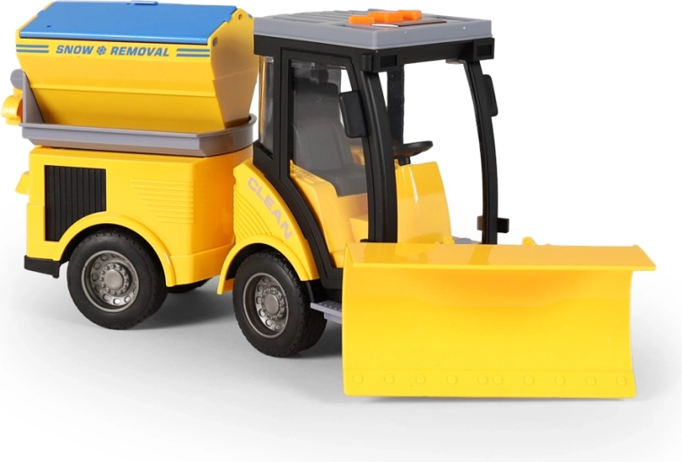 Front plow for winter action