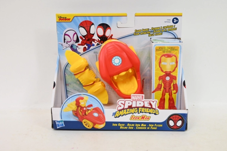 Marvel Spidey figuur Iron Man sõiduki ja reaktiivtiibadega