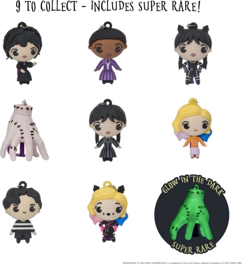 Collectible Wednesday Clips – Characters from the Series