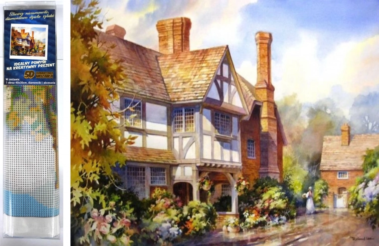 Norimpex teemantmaal "Maalähedane villa" 30x40 cm
