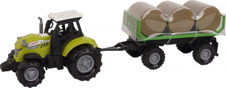 Farm Service traktor heinavankriga, helide ja tuledega