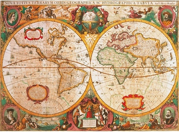 Clementoni Puzzle Historical Map 1000 Pieces