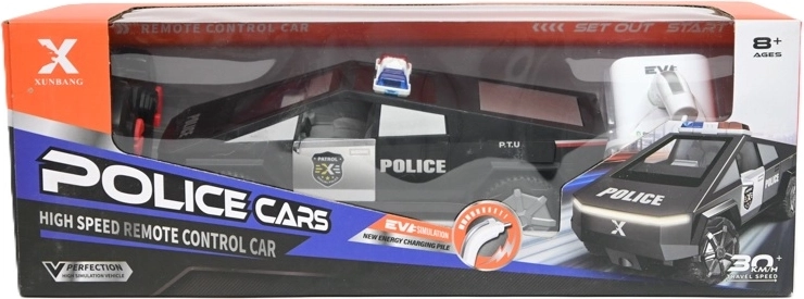 Futuristlik kaugjuhtimisega politsei RC-auto