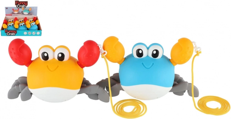 Wind-Up Crab Toy 20x12cm - Two-Tone