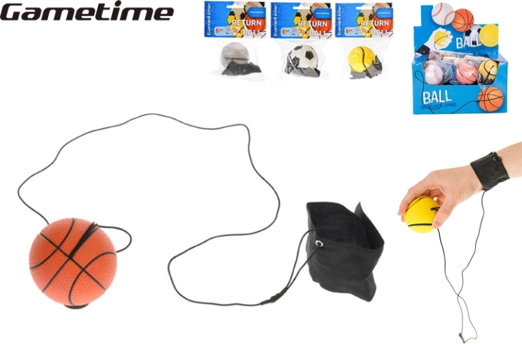 Gametime tagasitulev pall 60 mm randmepaelaga