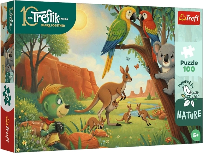 Trefl InspiredByNature pusle koala ja kängurud 100 tükki