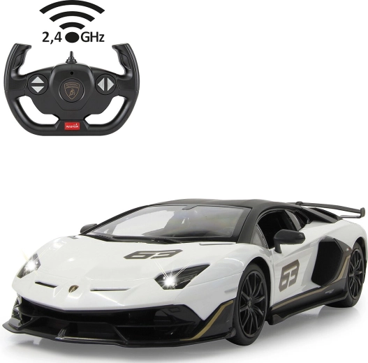 Jamara Lamborghini Aventador SVJ Performance RC auto 1:14 valge 2,4 GHz - 1 tk