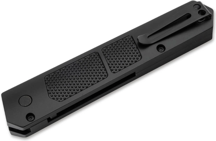 Aluminum handle and pocket clip for EDC
