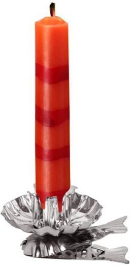TORO jõulupuu küünlahoidjad, 10 tk, hõbedane