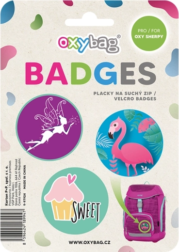 Set of Interchangeable Badges OXY Sherpy Beauty