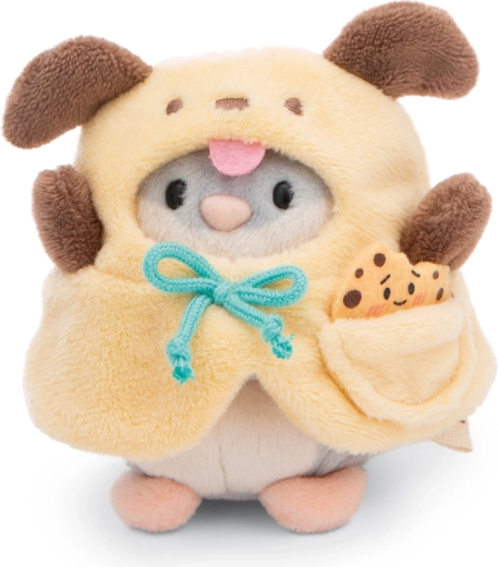 NICI MyMochi plüüsist hamster Shai koerakostüümis küpsisega, kinkekomplekt 8 cm
