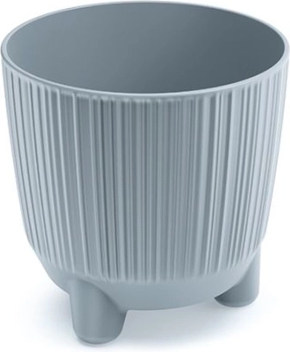 RYFO planter on legs, light grey, diameter 10.7 cm