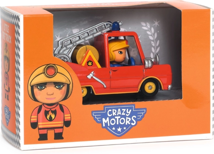 DJECO Crazy Motors fire truck toy car