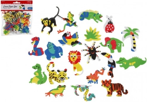 Foam Self-Adhesive Animals ZOO