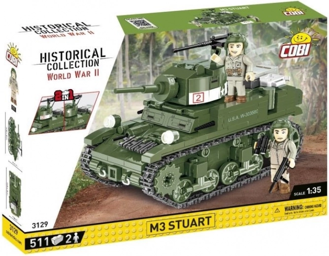 M3 Stuart Tank Building Set – 511 pieces