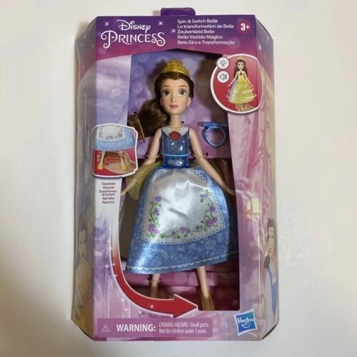 Disney printsess Belle nukk vahetatavate kleitidega