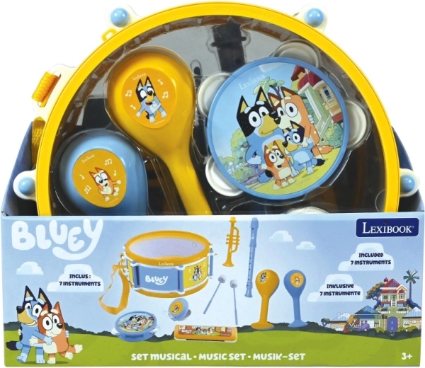 Lexibooki Bluey muusikakomplekt 7 instrumendiga