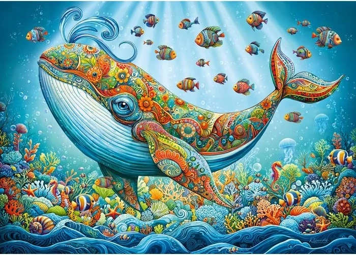Whale Prince Puzzle 1000 Pieces
