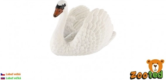 Suur luige plastfiguur 7 cm