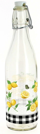 Flip-top bottle 1 l lemon